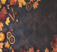 fall photo booth backdrop AUTUMN SPICE